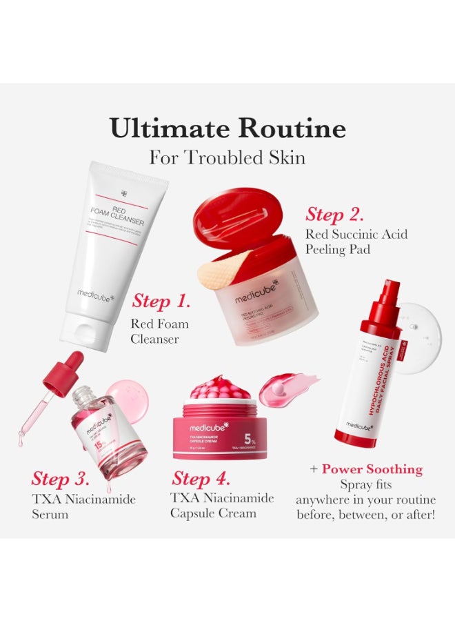 Medicube Red Foam Cleanser Daily Gentle Cleansing Foam Sensitive Troubled Skin Deep Cleansing Excess Sebum 230ml - image 3