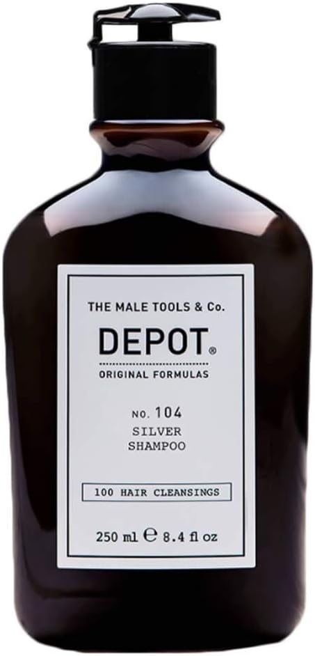 Silver Toning Shampoo for Blonde & Grey Hair - Neutralizes Yellow & Brass Tones, Enhances Cool Tones & Brightens Hair (250 ml)