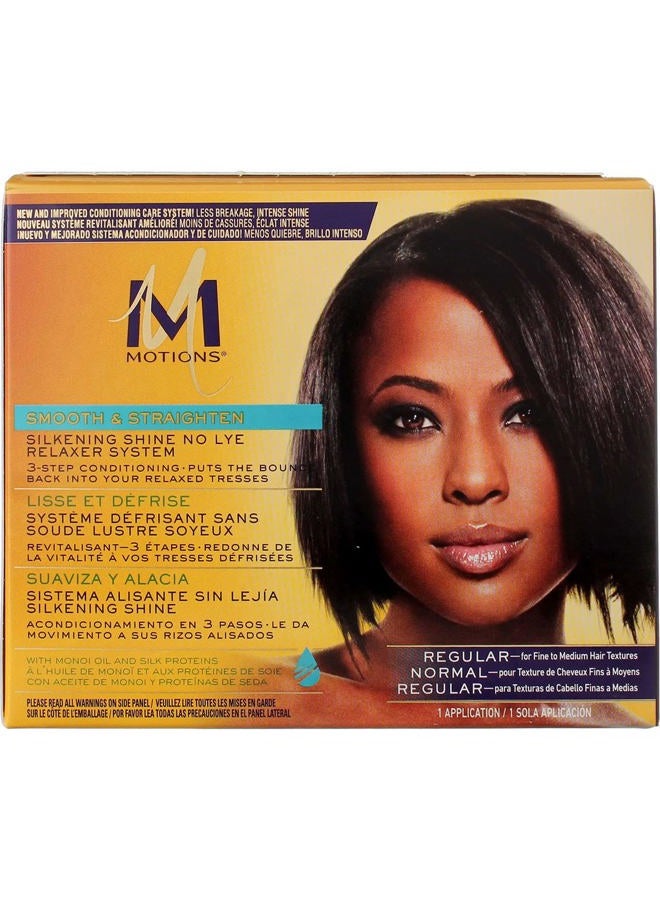 Smooth and Straighten Silkening Shine No-Lye Relaxer System