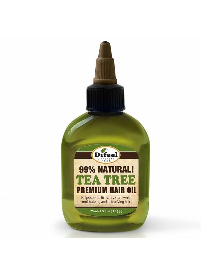 Premium Natural Hair Oil - Tea Tree Oil for Dry Scalp 2.5 Ounce