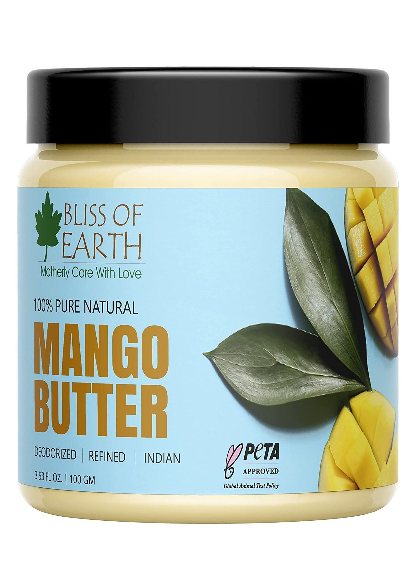 Deodorized Indian 100GM Mango Butter Nourishing Antioxidant Great for Skin & Hair Care
