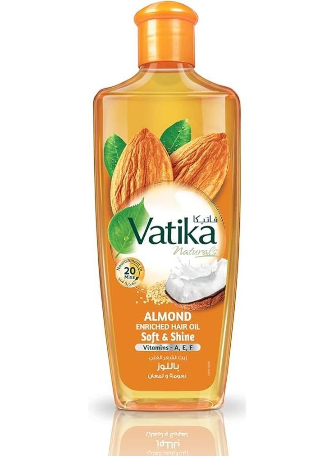 Naturals Almond Enriched Hair Oil Coconut & Sesame Softens & Shines For Dry and Frizzy Hair 200 ml
