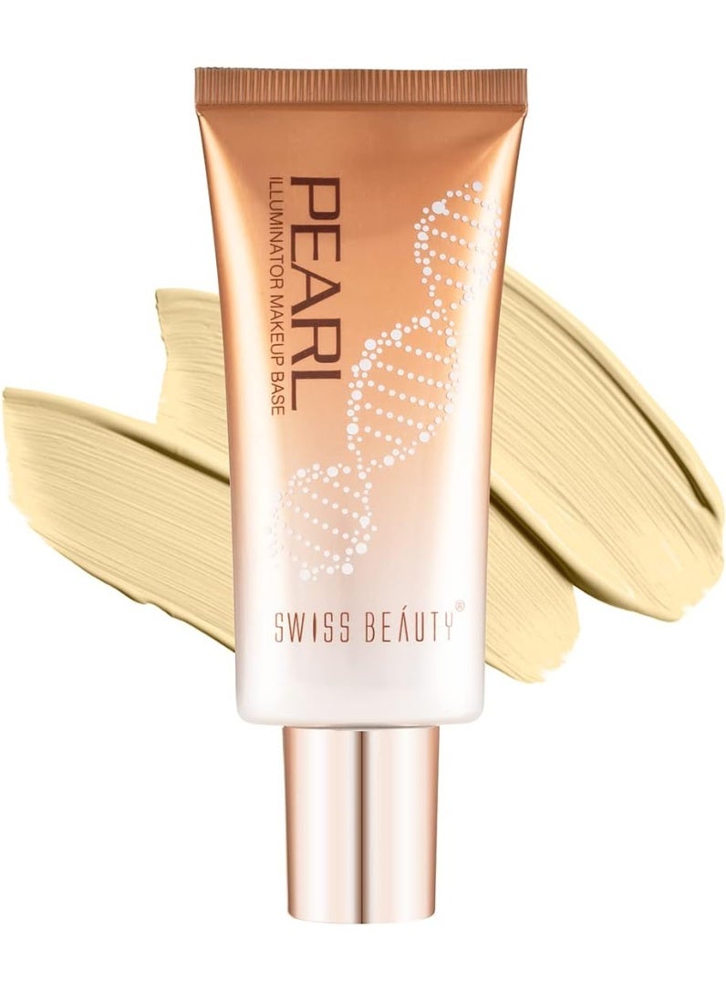 Swiss Beauty Pearl Illuminator Foundation, Face Makeup, Rose Gold, 35g - Skin Brightening, Brightening and Glowing, Facial Enhancement, Face Foundation, Foundation Makeup