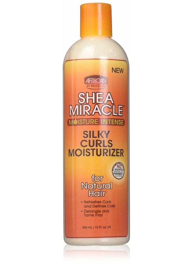 Shea Miracle Silky Curls Hair Moisturizer - Contains Shea & African Mango Butter, 12 Oz