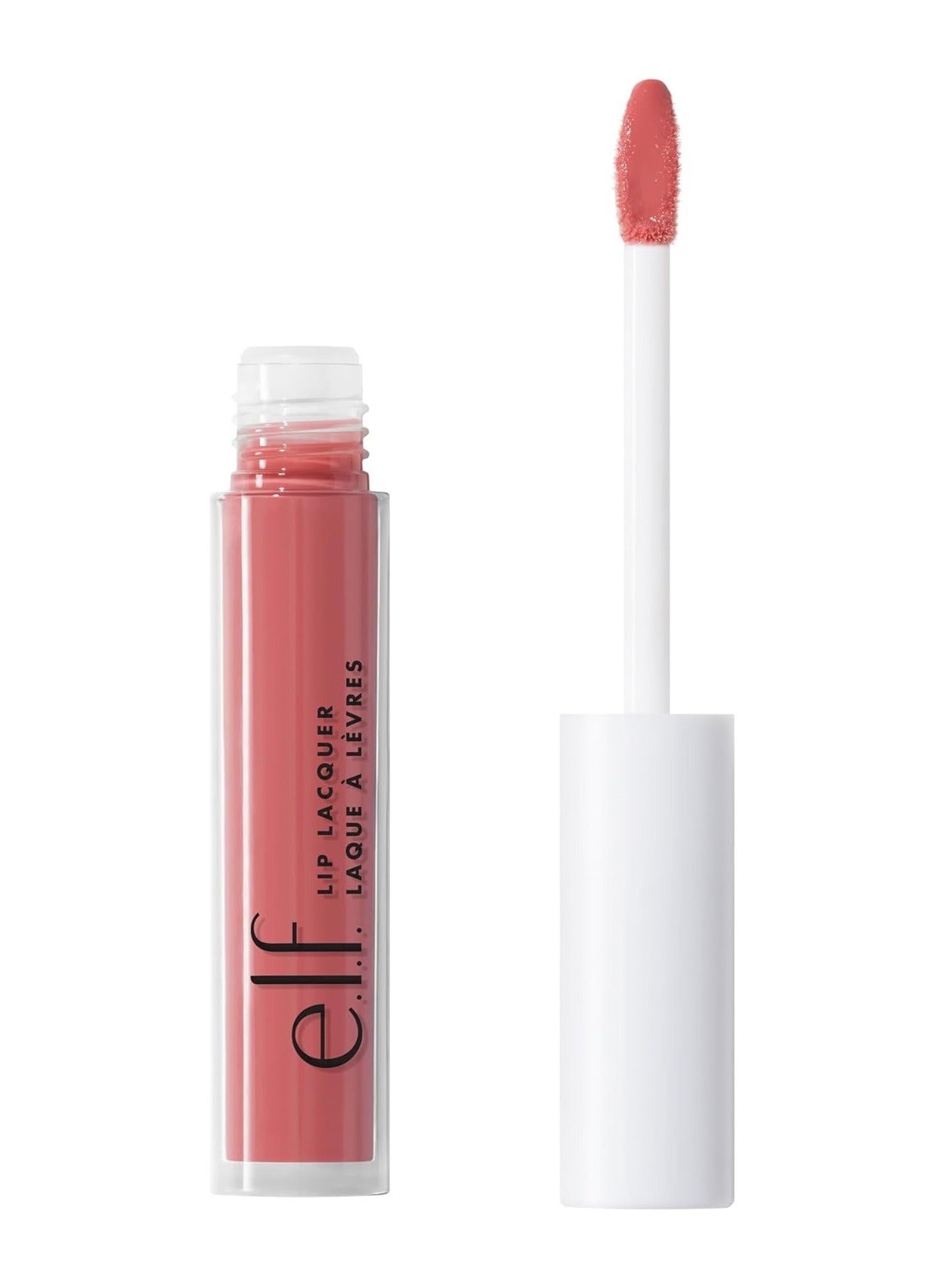 Lip LacquerMoisturizing Shiny NonSticky  Long Lasting Provides Maximum Color  Glides On Vegan  CrueltyFree Wild Rose 0.08 Fl Oz