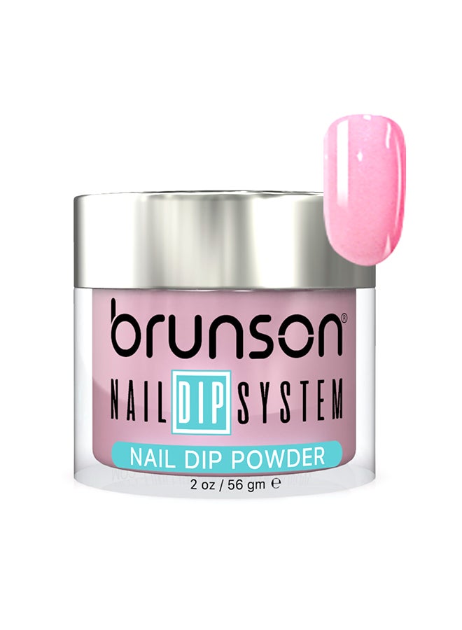 Nail Dip Powder Dip And Buff System Color 56gm, French Nail Art Starter Manicure Salon DIY At Home Odor Free And Long Lasting No Needed Nail Lamp Curing BDK014
