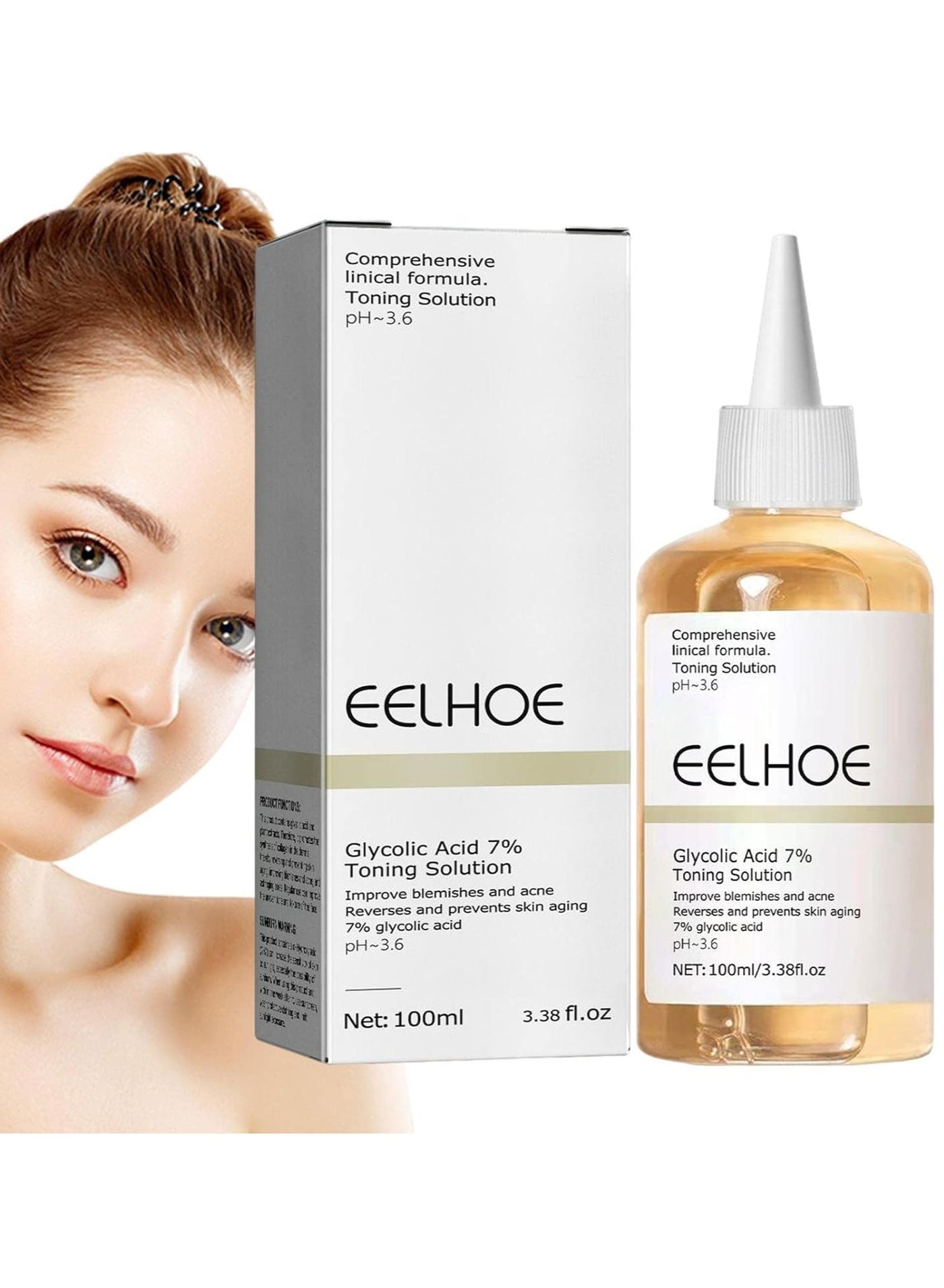Glycolic Acid 7% Toning Resurfacing Solution, Glycolic Sour 7% Toner Solution Toning Solution ph3.6