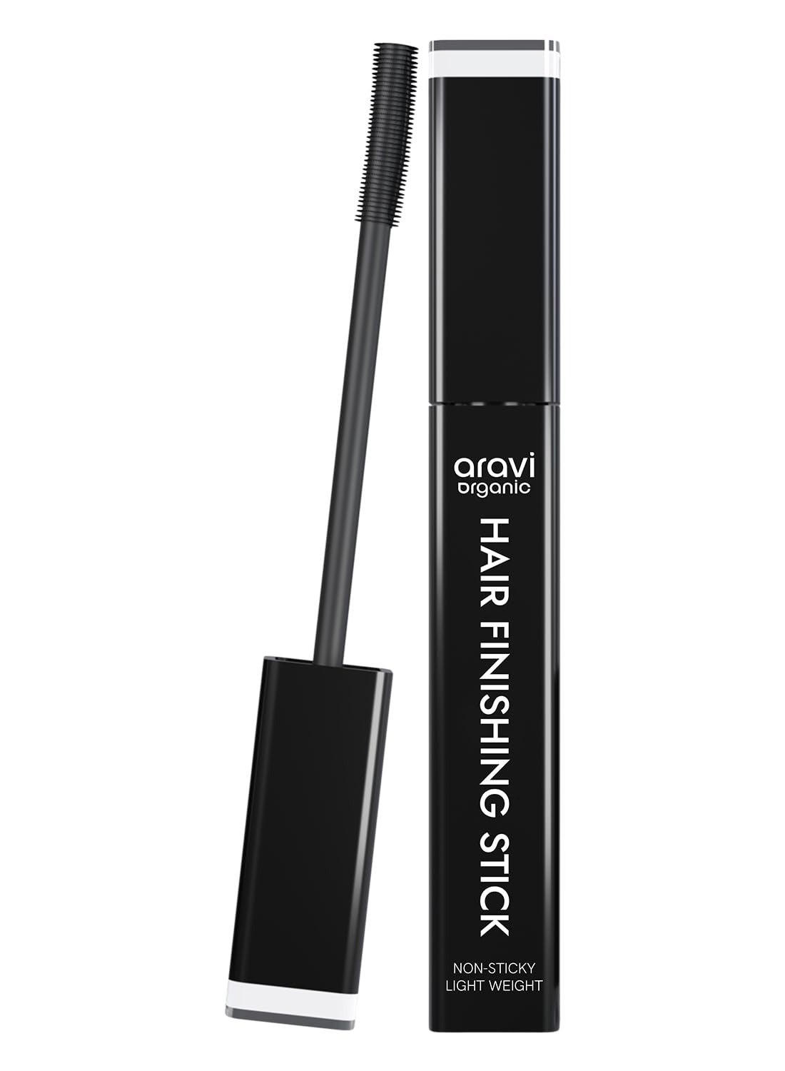 Aravi Organic Hair Finishing Stick - Flyaway Natural Styling Frizz Control - Smooth, Shiny & Non-Greasy Look - 15 ml