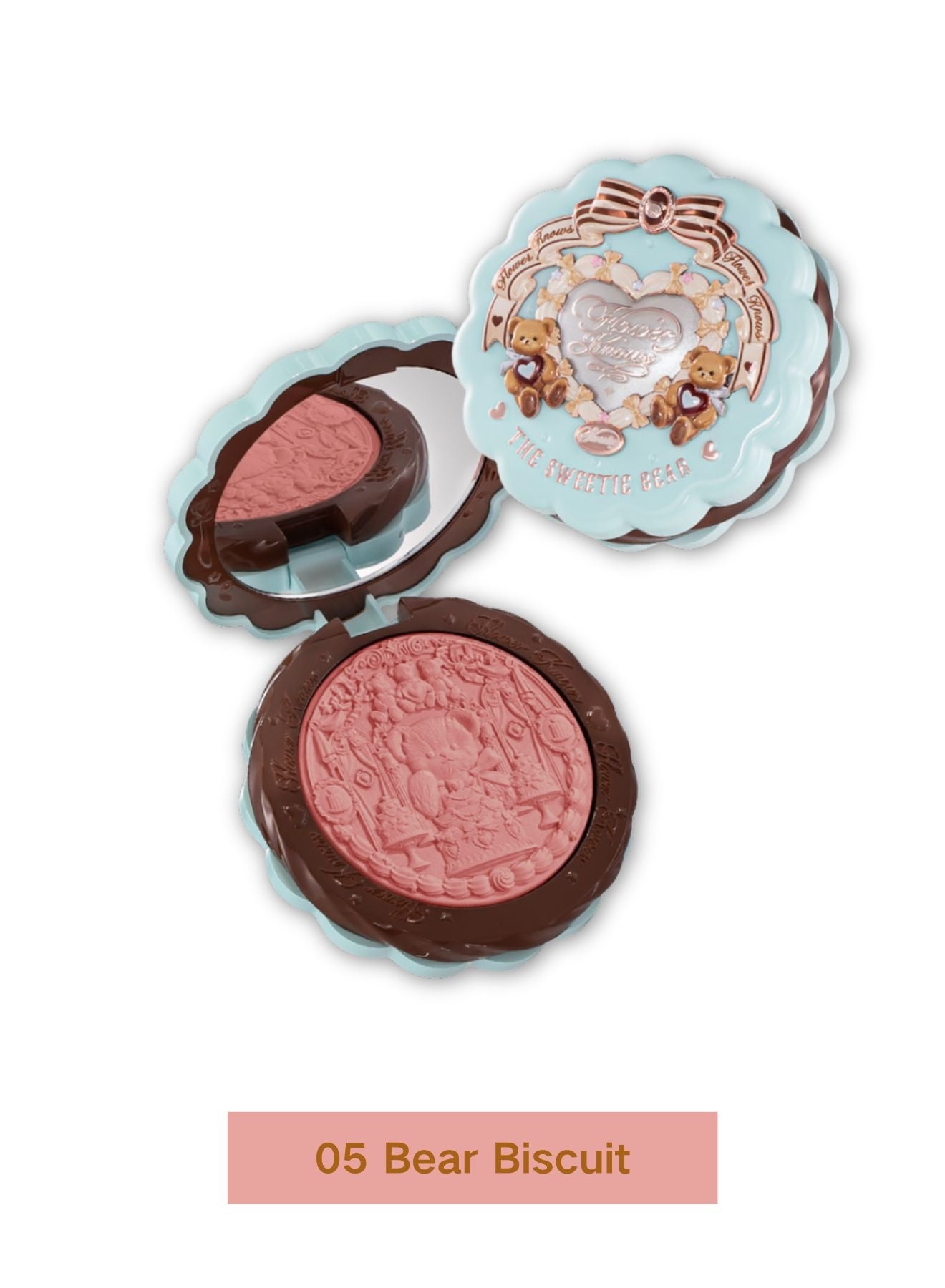 The Sweetie Bear Collection Silk Satin Blush 05 Bear Biscuit – Red Bean Brown Natural Warm Glow