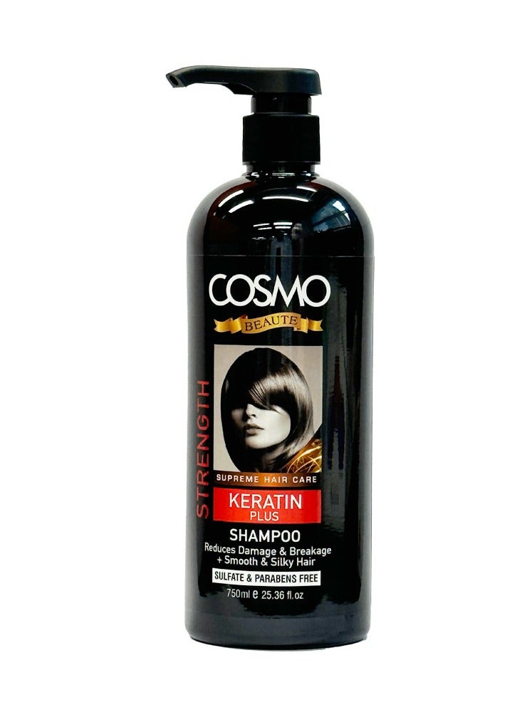 Cosmo Beaute Keratin Plus Shampoo 750ml