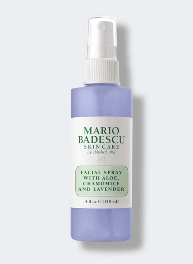 Facial Spray with Aloe, Chamomile & Lavender 118ml | Soothing & Calming Hydrating Face Mist for Sensitive & Dry Skin | Relaxing Floral Toning Spray for Makeup Setting & Skin Refresh | Gentle Daily Facial Mist