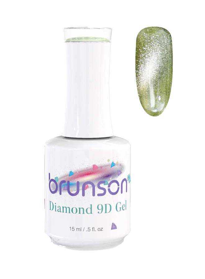 Diamond 9D Magnetic Cat Eye Gel Reflective Diamond Gel Nail Polish 15ml Soak Off Gel Polish BD9D012