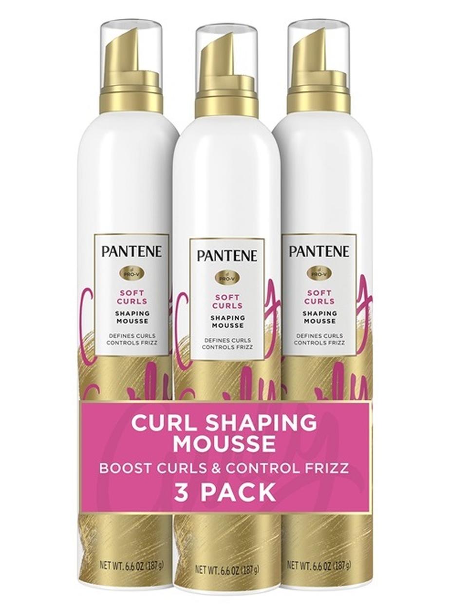 Curl Mousse For Curly Hair, Tames Frizz for Soft Touchable Curls, 6.6 Ounce (Pack of 3)