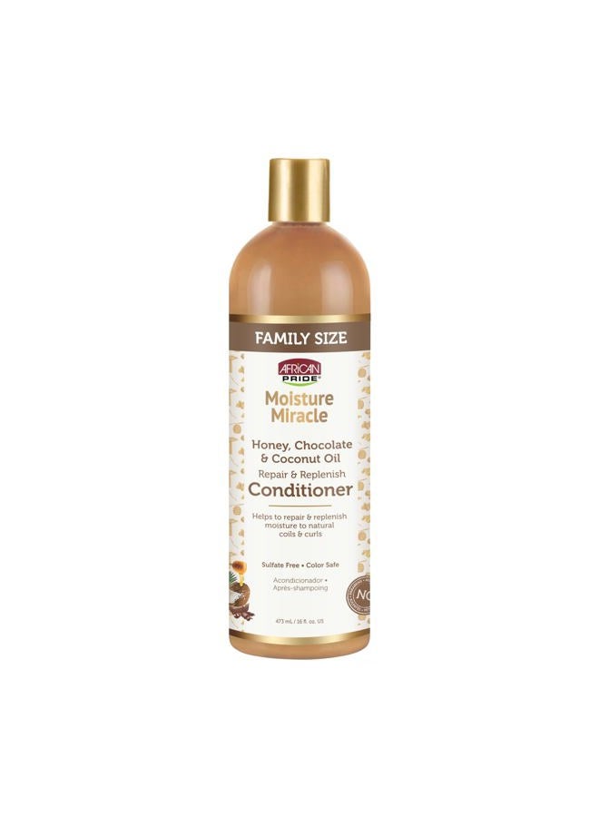 Moisture Miracle - For Natural Coils & Curls, Nourishes & Shines, Sulfate Free, Color Safe (Conditioner)