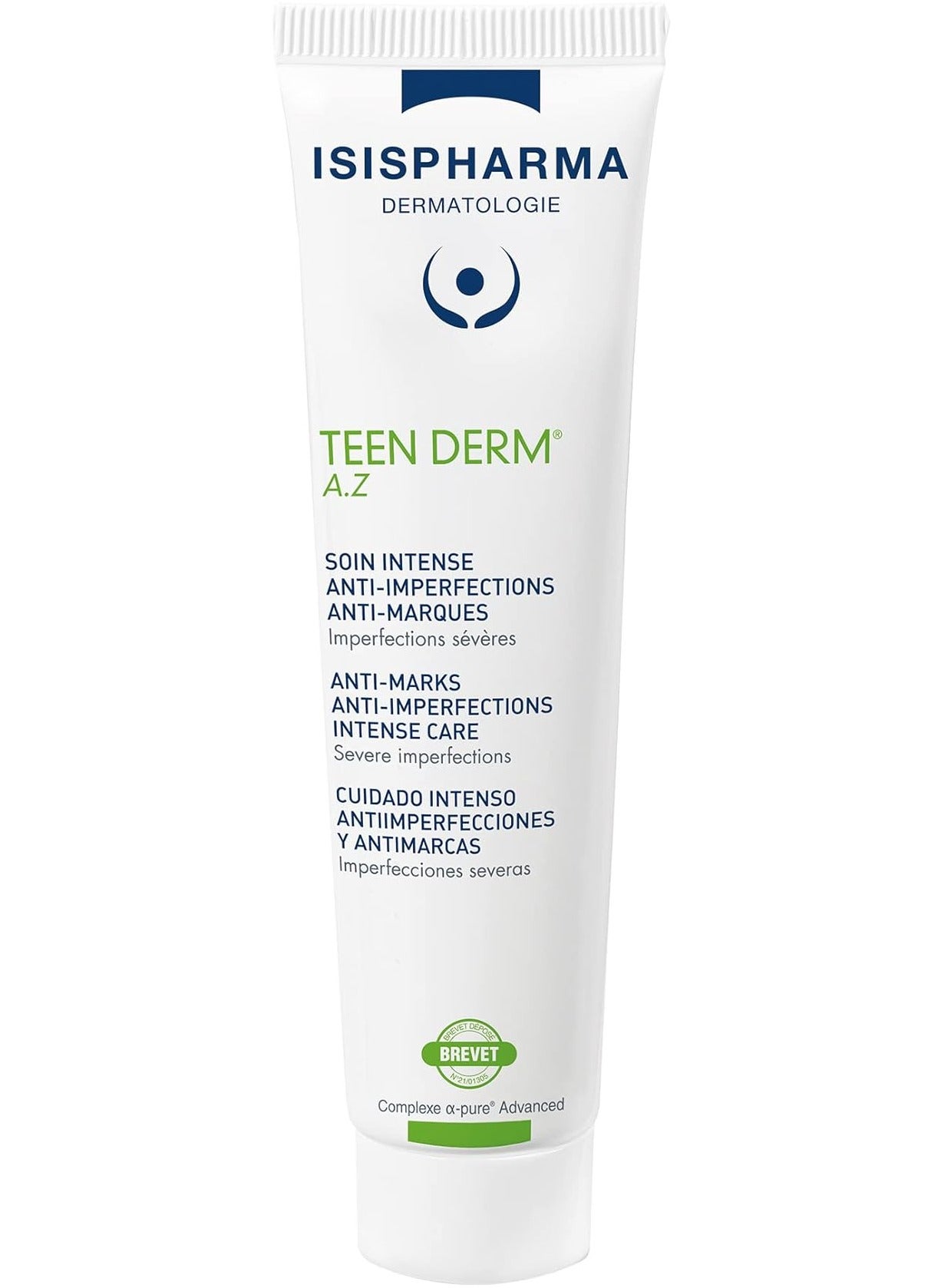 ISIS Pharma Teen Derm A.Z 30ml — Acne Treatment Gel for Teen Skin