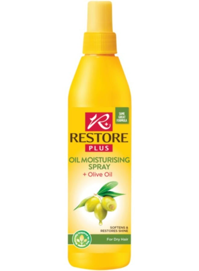 Restore Plus Oil Moisturising Spray + Olive Oil For Dry Hair 250ml