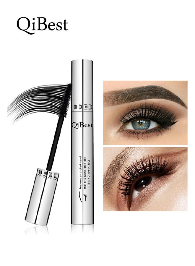Mascara Black Fiber Mascara Charming Longlasting Mascara, Thick and Long Eyelash Waterproof and Smudge proof Eyes Makeup