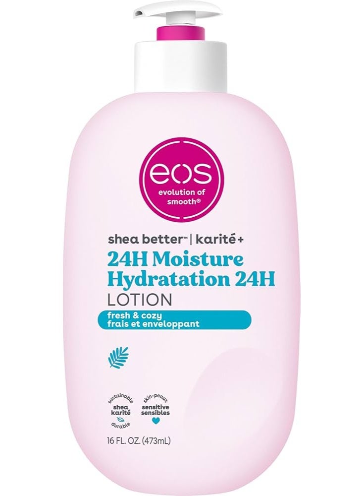 Shea Better 24H Moisture Body Lotion, Fresh & Cozy, 473 ml