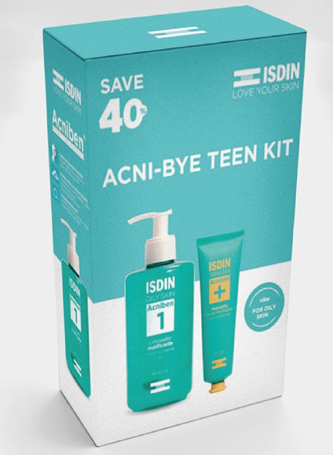 ISDIN Acnibye Kit - SAVE 40% - ISDIN Acniben Facial Cleanser Gel 400ml + ISDIN Acniben Face Mask 75ml