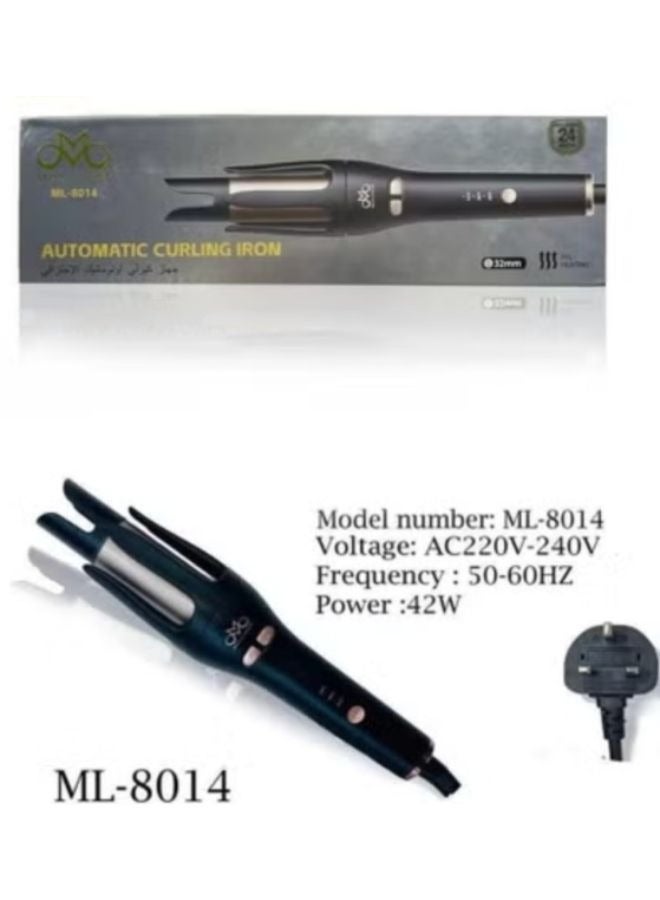 Mulliner Fast Heat-Up 32mm Automatic Hair Curler with 3 Adjustable Temperature, UK Plug ML-8014