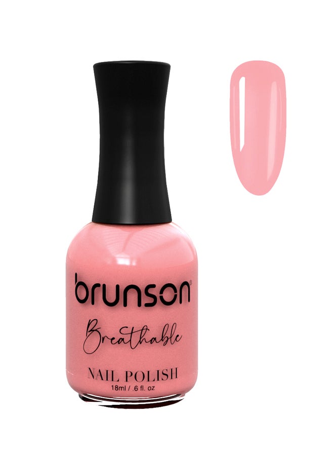 Breathable Nail Polish Halal nail polish Wudu friendly Quick-Dry Vegan long lasting but easy peel off   18ml BH393