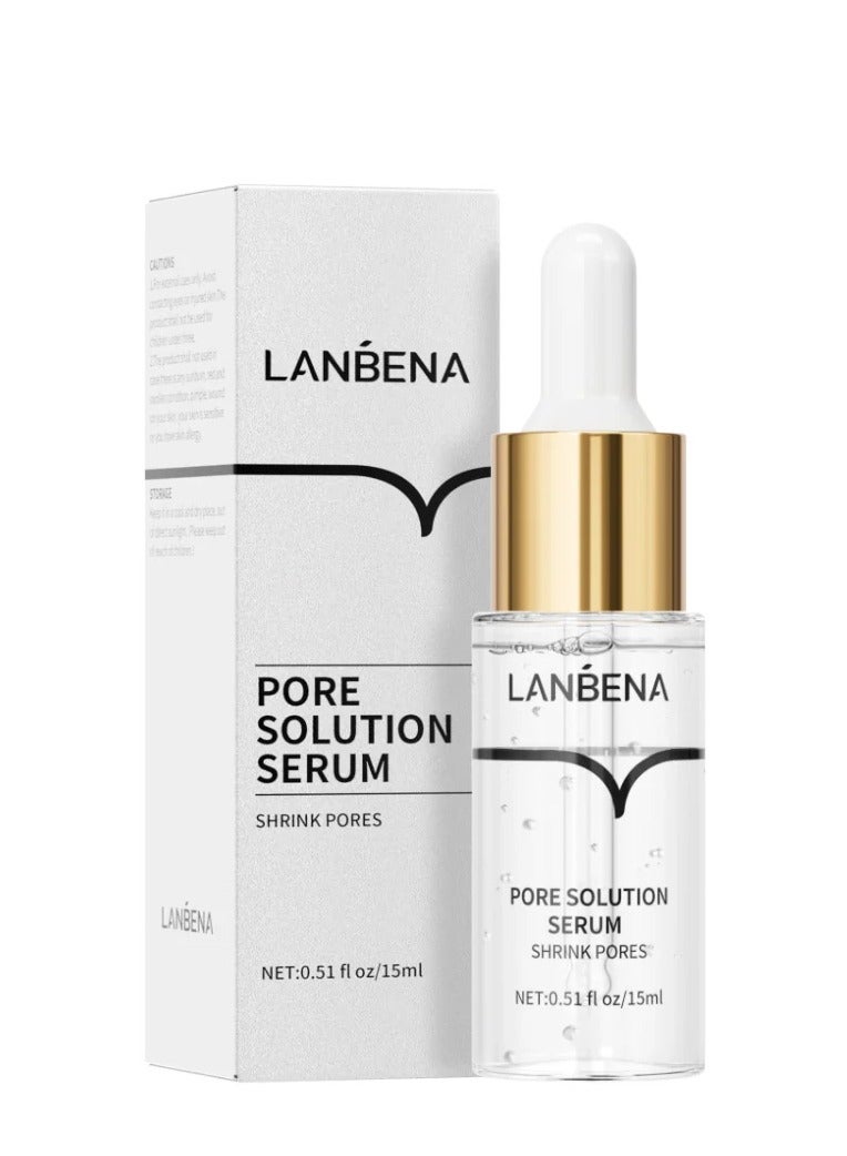Lanbena Pore Skin Care Serum Essence for Shrinking Pores, Relieving Dryness, Oil Control Firming and Moisturizing