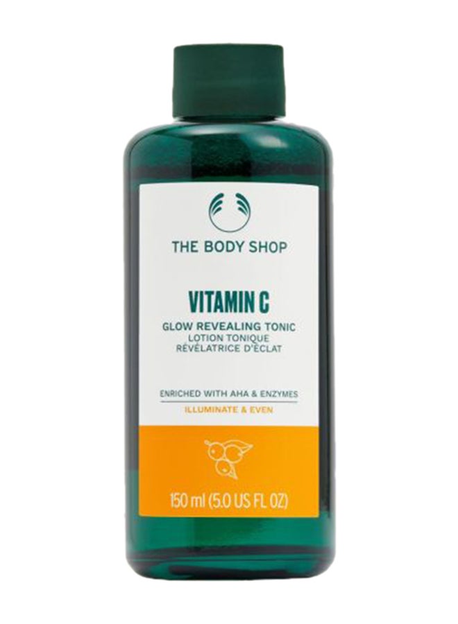 Vitamin C Glow Revealing Exfoliating Tonic – Gentle Face Toner with AHA, Papaya Enzymes & Vitamin C | Minimises Pores, Evens Skin Tone, Smoothes Texture, Renewed Radiance | Suitable for All Skin Types,150ml