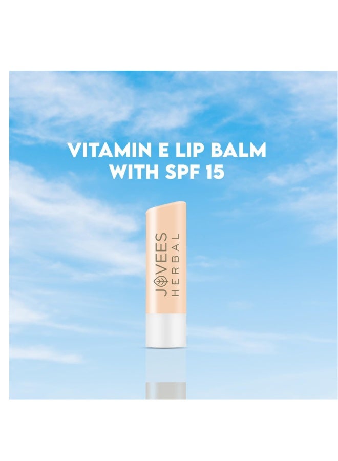 Vitamin E Lip Balm Spf 15 5G | Lip Balm With Sun Protection, 24H Hydration, Repairs Dry Lips, Soft And Glossy Lip Care - image 3