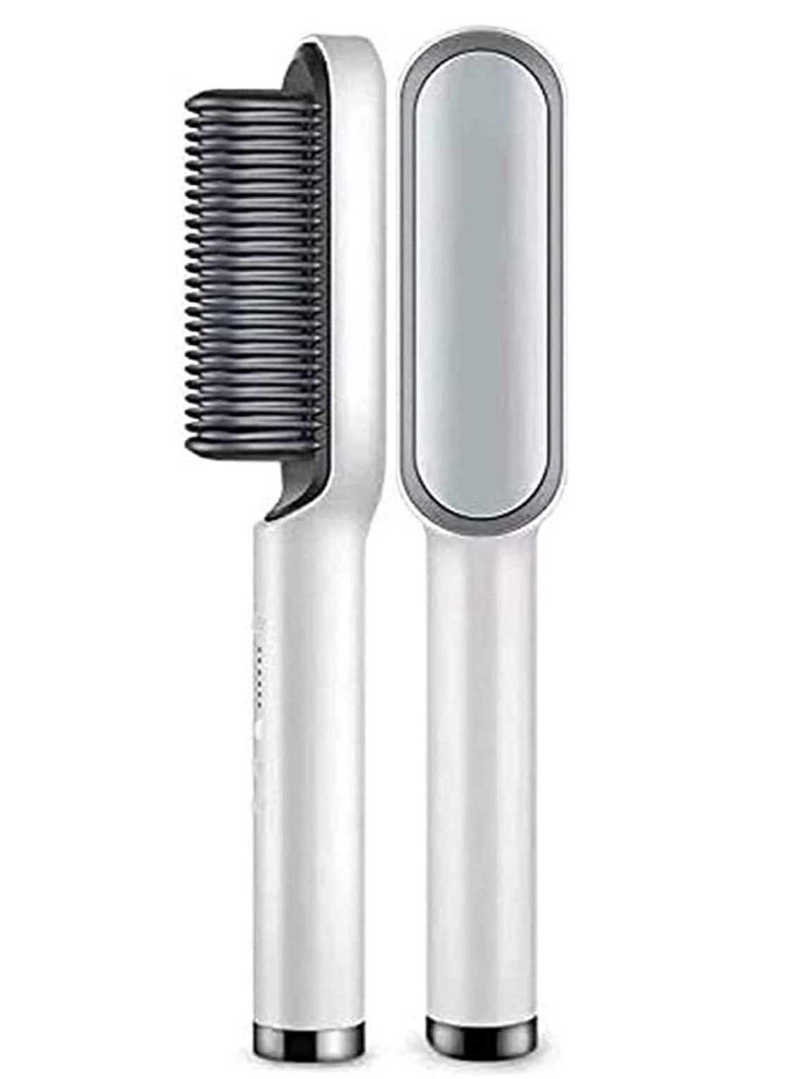 Hair Straightener Brush, 2 in 1 Hair Straightener,Professional Electric Hair Straightener Curler Anion Hair Straightening Comb,for Professional Salon at Home