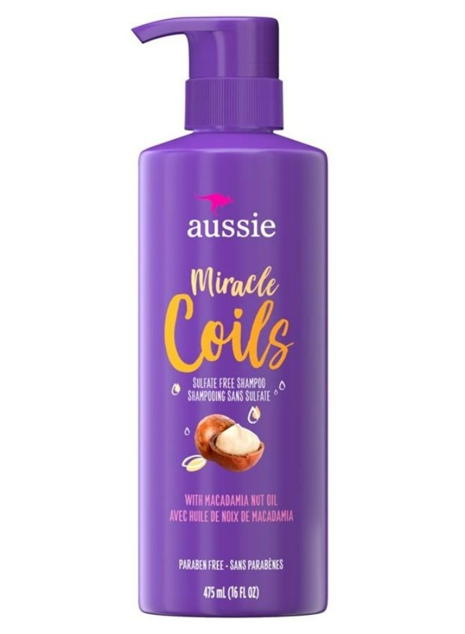 Miracle Coils Sulfate Free Shampoo With Macadamia Nut Oil 475 ML