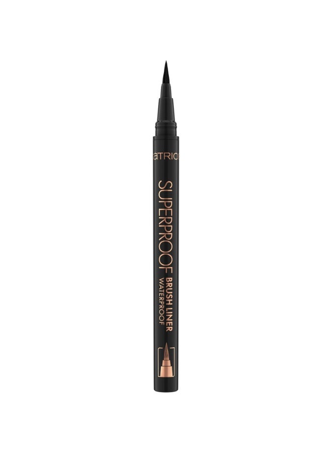 Superproof Brush Liner Waterproof 010 Midnight Black