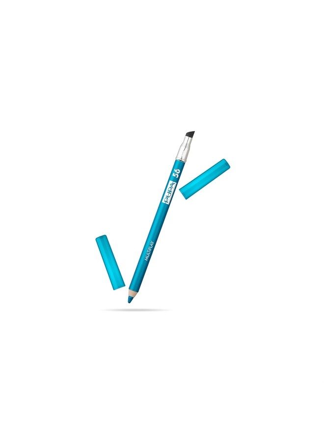 Milano Multiplay Eye Pencil - Use As Eyeliner Or Eyeshadow - Perfectly Lines The Eyes Look Perfectly Blendable Pure Color - Soft Smooth - 56 Scuba Blue - 0.04 Ounce, 0.04 Ounce (Pack of 1)