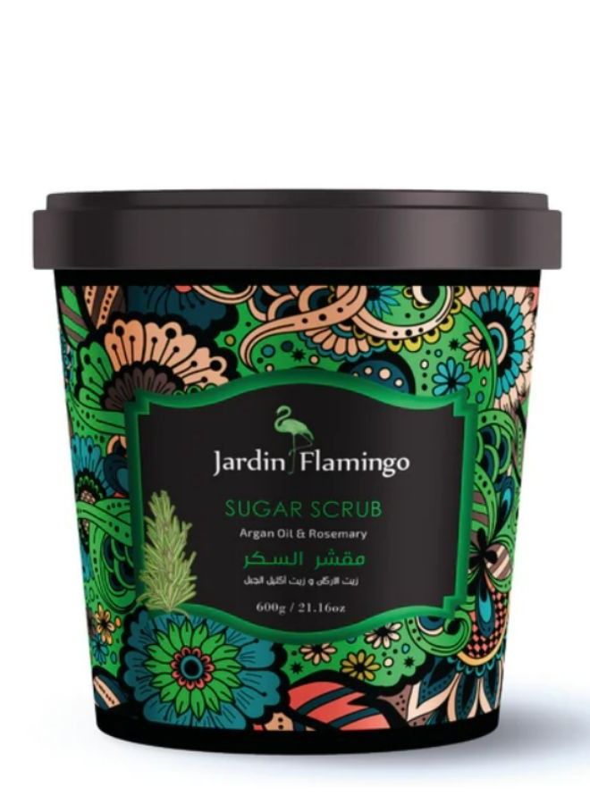 Argan Oil & Rosemary Sugar Scrub 600 gm