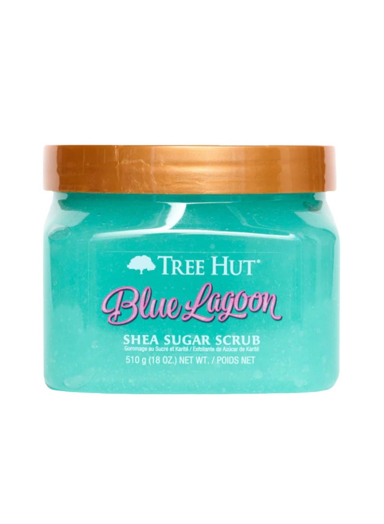 Blue Lagoon Shea Sugar Scrub with Shea Butter, Red algae & Coconut Sea Minerals 510g