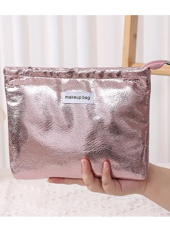 Flash Large-capacity Advanced Cosmetic Bag With High Appearance Value - PINK
