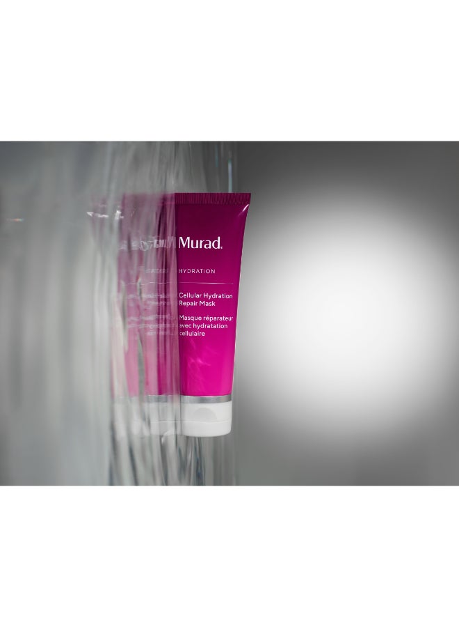 Murad Cellular Hydration Repair Mask 80ml – Overnight Recovery for Damaged Barriers, Peptides & Bilberry, Nourishing Mask for Extreme Dryness Relief 80ml - image 4