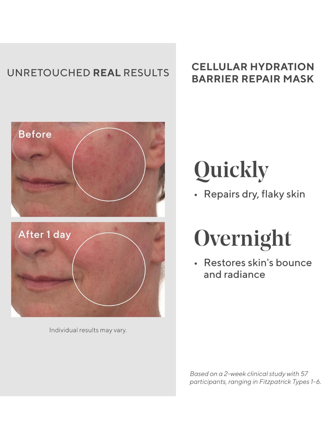 Murad Cellular Hydration Repair Mask 80ml – Overnight Recovery for Damaged Barriers, Peptides & Bilberry, Nourishing Mask for Extreme Dryness Relief 80ml - image 5