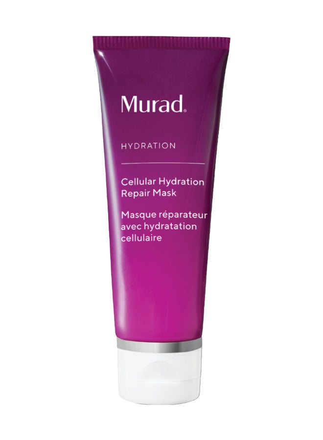 Murad Cellular Hydration Repair Mask 80ml – Overnight Recovery for Damaged Barriers, Peptides & Bilberry, Nourishing Mask for Extreme Dryness Relief 80ml