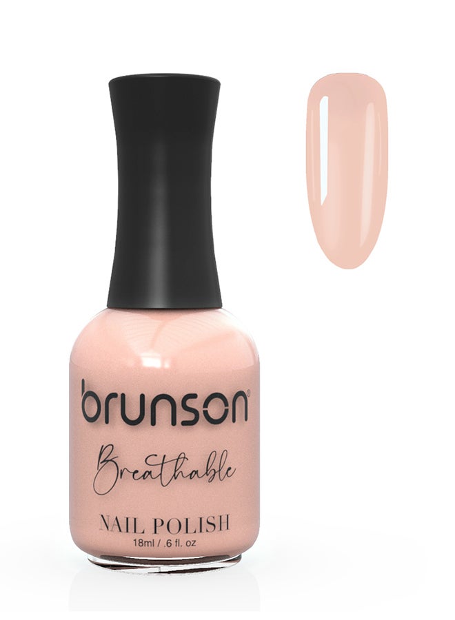 Breathable Nail Polish Halal nail polish Wudu friendly Quick-Dry Vegan long lasting but easy peel off   18ml BH015