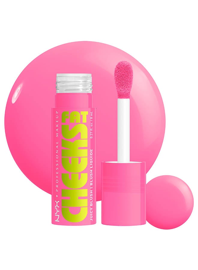 Fat Cheeks Juicy Blush, Liquid Blush, 12 HR Wear, Dragonfruit Drip