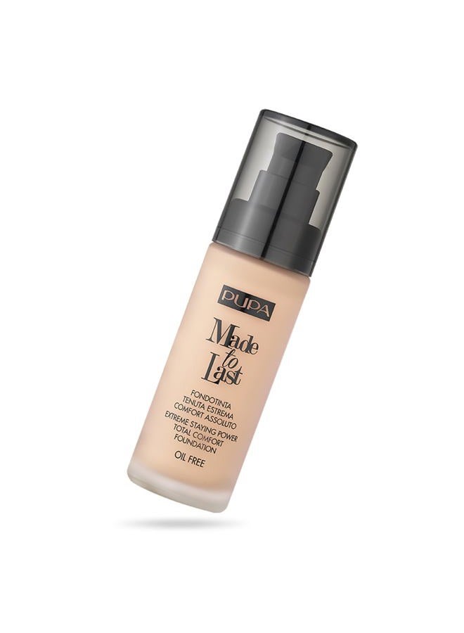 Made To Last Extreme Staying Power Total Comfort Foundation - Extreme Hold Fluid Foundation - Long Lasting And Weather Resistant - Medium To High Coverage - Medium Beige - 1.01 Oz