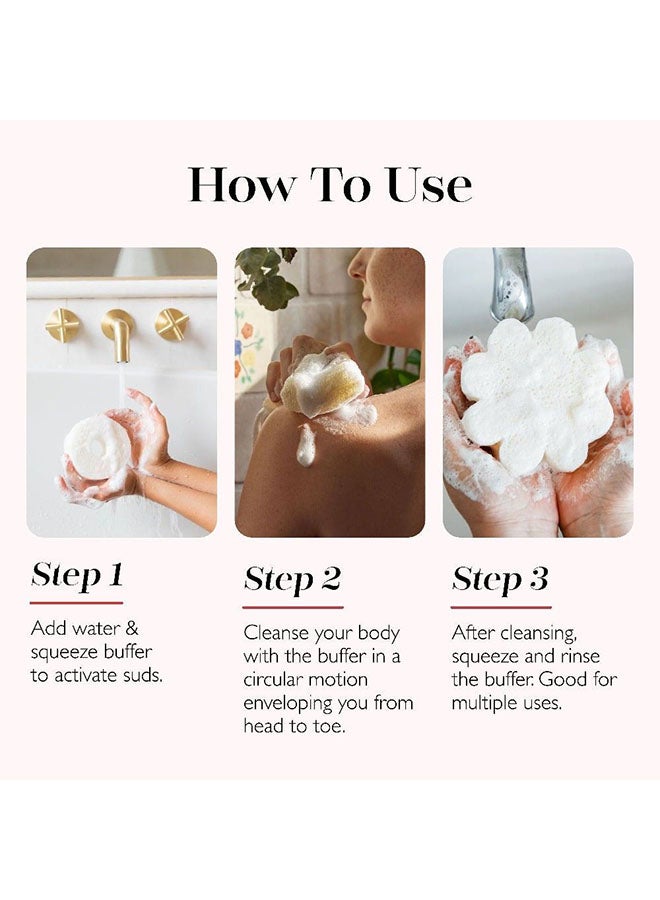 Rose Body Wash Infused Buffer70g (Multi Use) - image 3