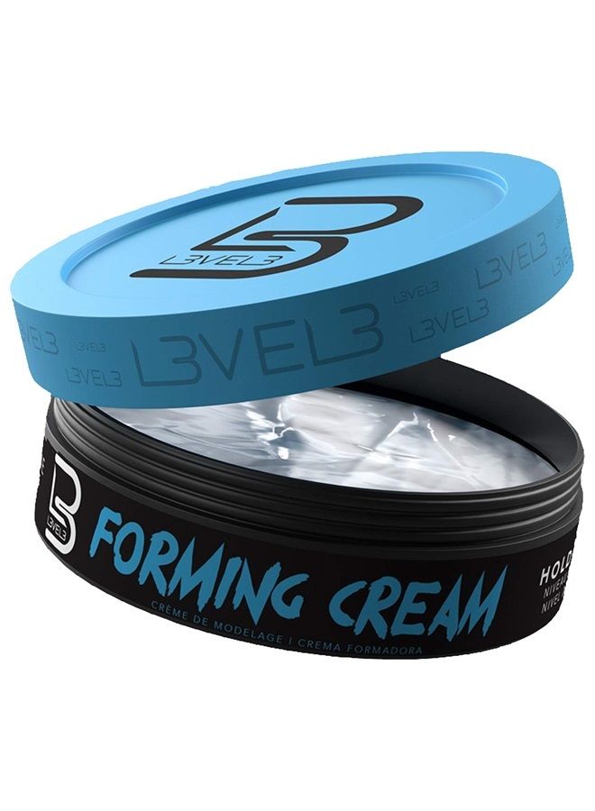 Level 3 Forming Cream - Natural Look Hairstyle - Improves Volume - No Stickiness L3 - Level Three Hair Cream