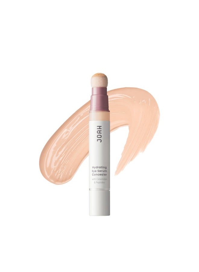 Perfect Complexion Under Eye Concealer and Serum, Korean Makeup, Hydrating Under Eye Serum Concealer Stick for Dark Circles and Puffiness, Peptide Serum with Medium Coverage