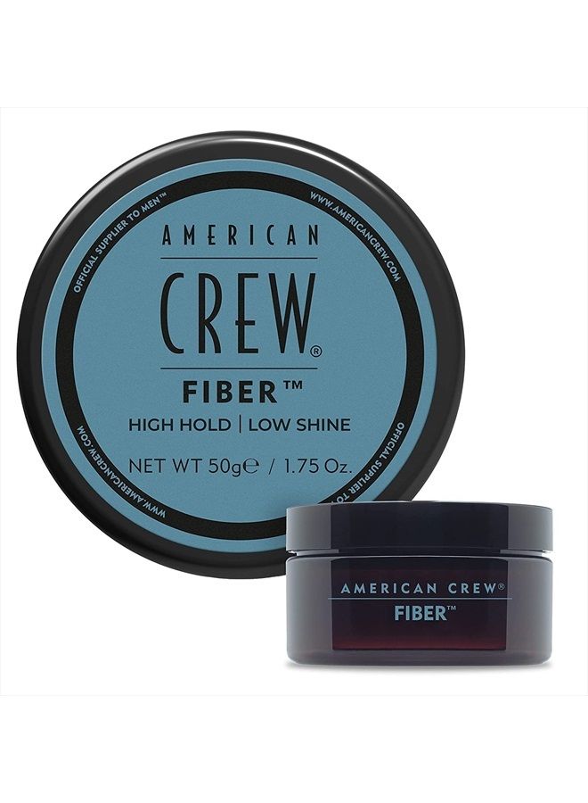 Men's Hair Fiber by American Crew (OLD VERSION), Like Hair Gel with High Hold with Low Shine, 1.75 Oz (Pack of 1)