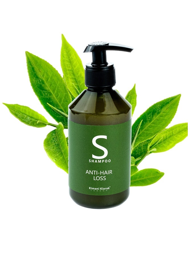 Natural Eucalyptus Essential Oil Extract Anti Hair Loss and Anti Bacterial Shampoo for Men and Women 250 ml
