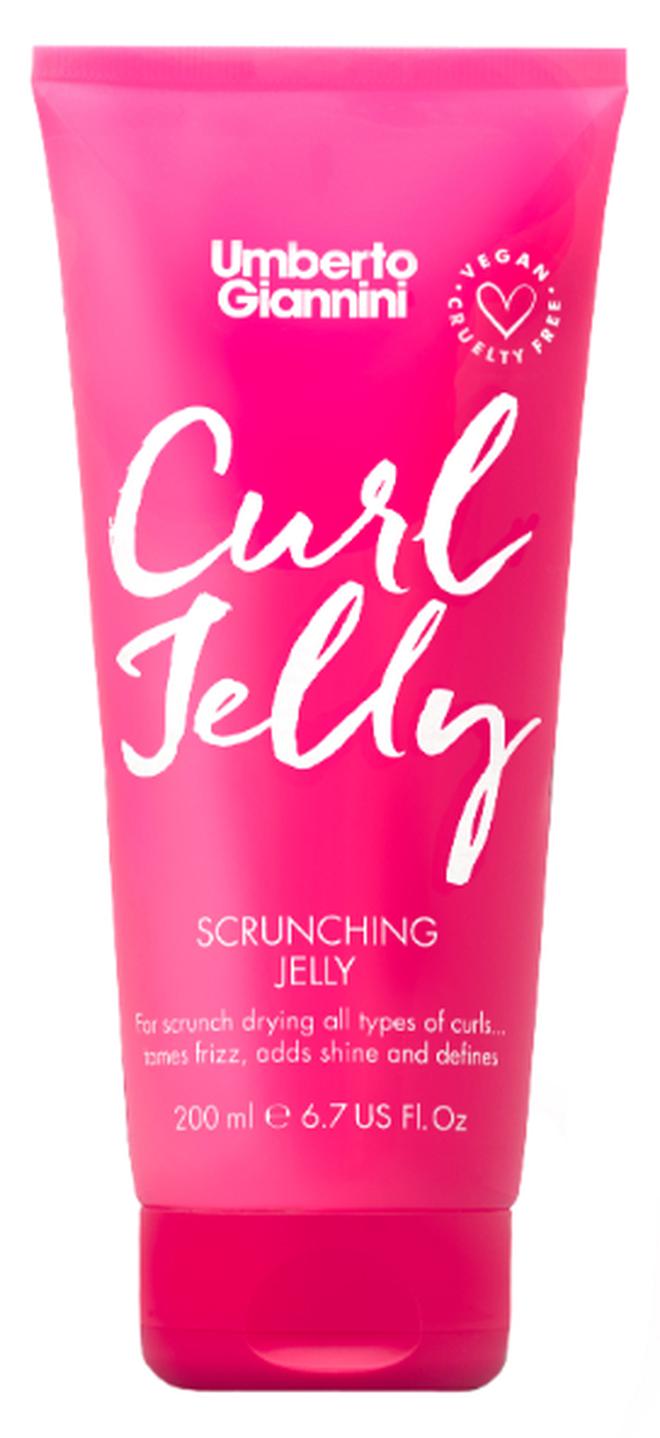 Curl Scrunching Jelly for Frizz Control & Definition - Defines Curls without a Crunchy Feel, Enhances Natural Texture for Bouncy, Voluminous Hair (200 ml)