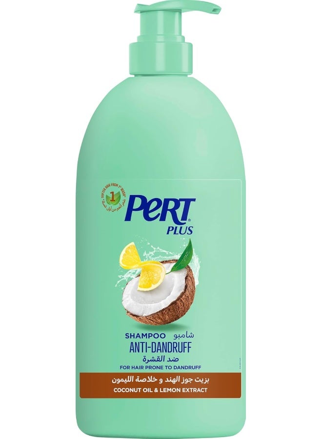 PERT Plus Anti dandruff Shampoo 1L with Coconut oil and lemon extract