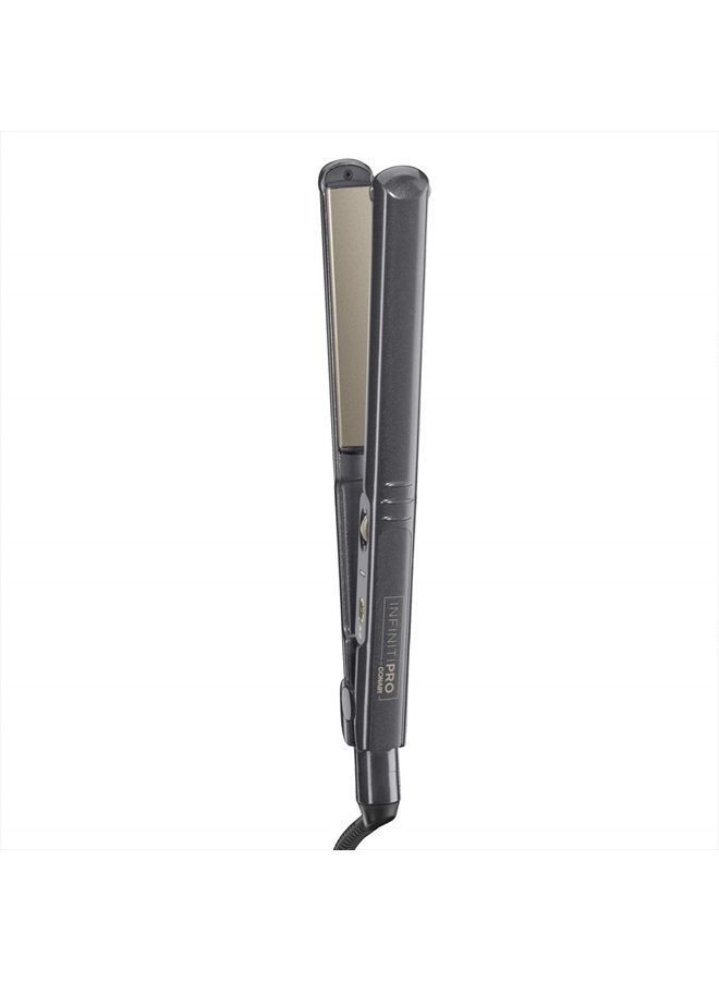 INFINITIPRO BY CONAIR Tourmaline Ceramic Flat Iron, 1-inch