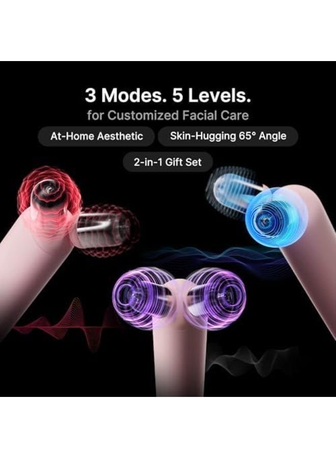 Medicube Mini Booster Pro Plus Face Roller Device Set | 2-in-1 Massage & Skincare Device | Jawline Care & Depuffing | Face & Body Massager with 3 Vibration Modes | Korean Facial Device, Pink - image 6